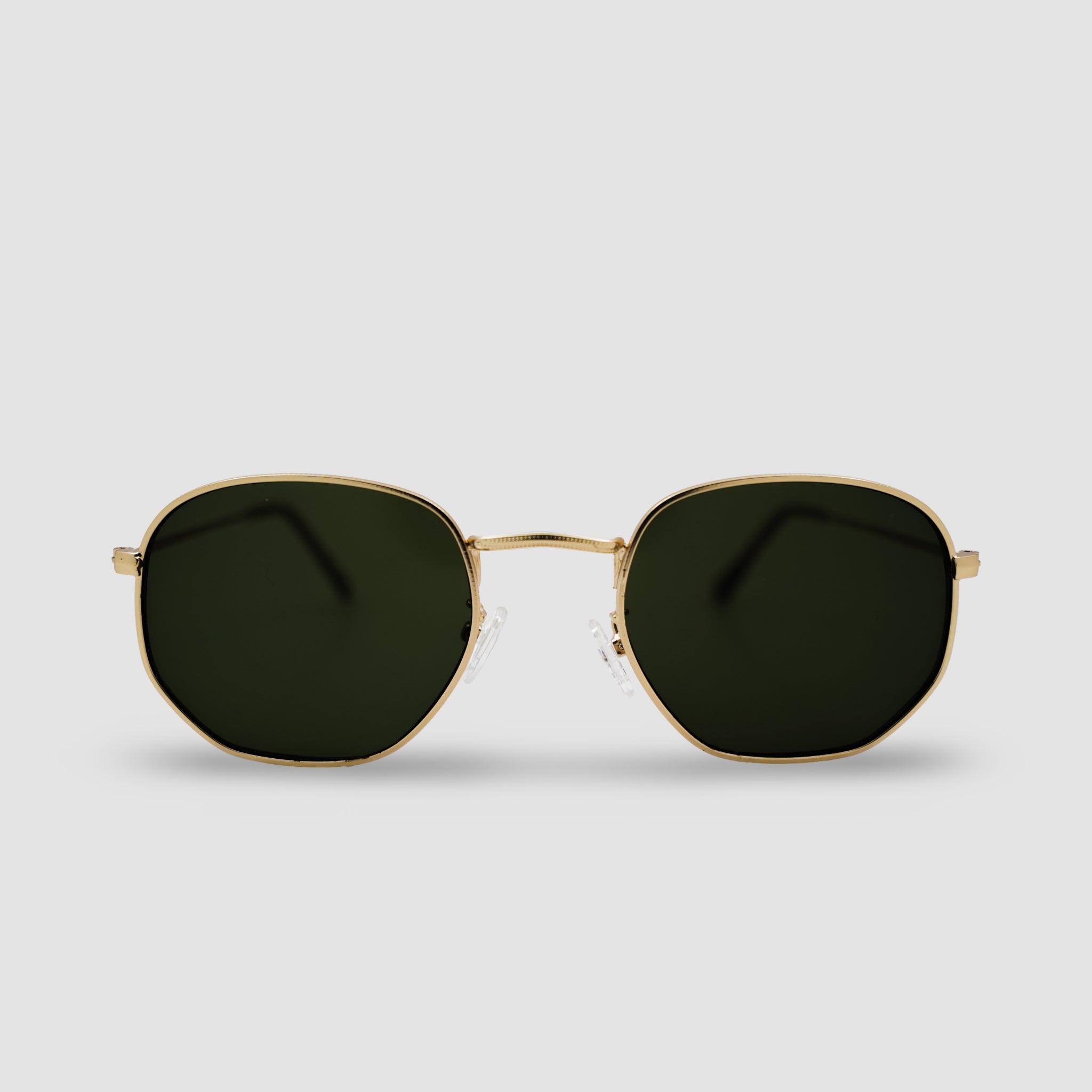 Hexagonal Gold Green - montuurtjevoorjou