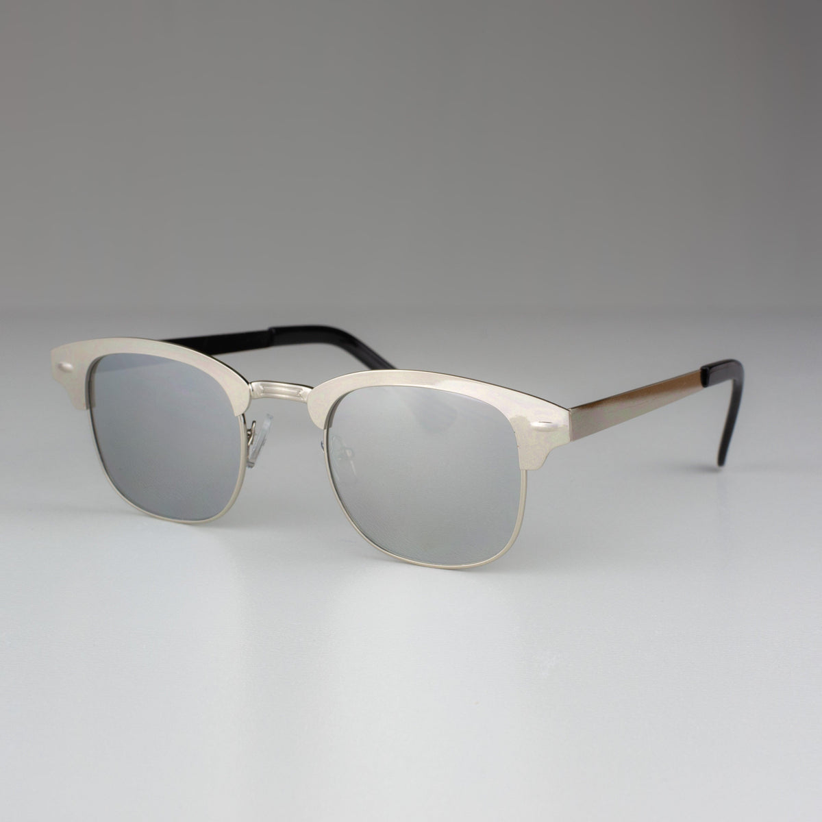Clubmaster Metal Silver - montuurtjevoorjou