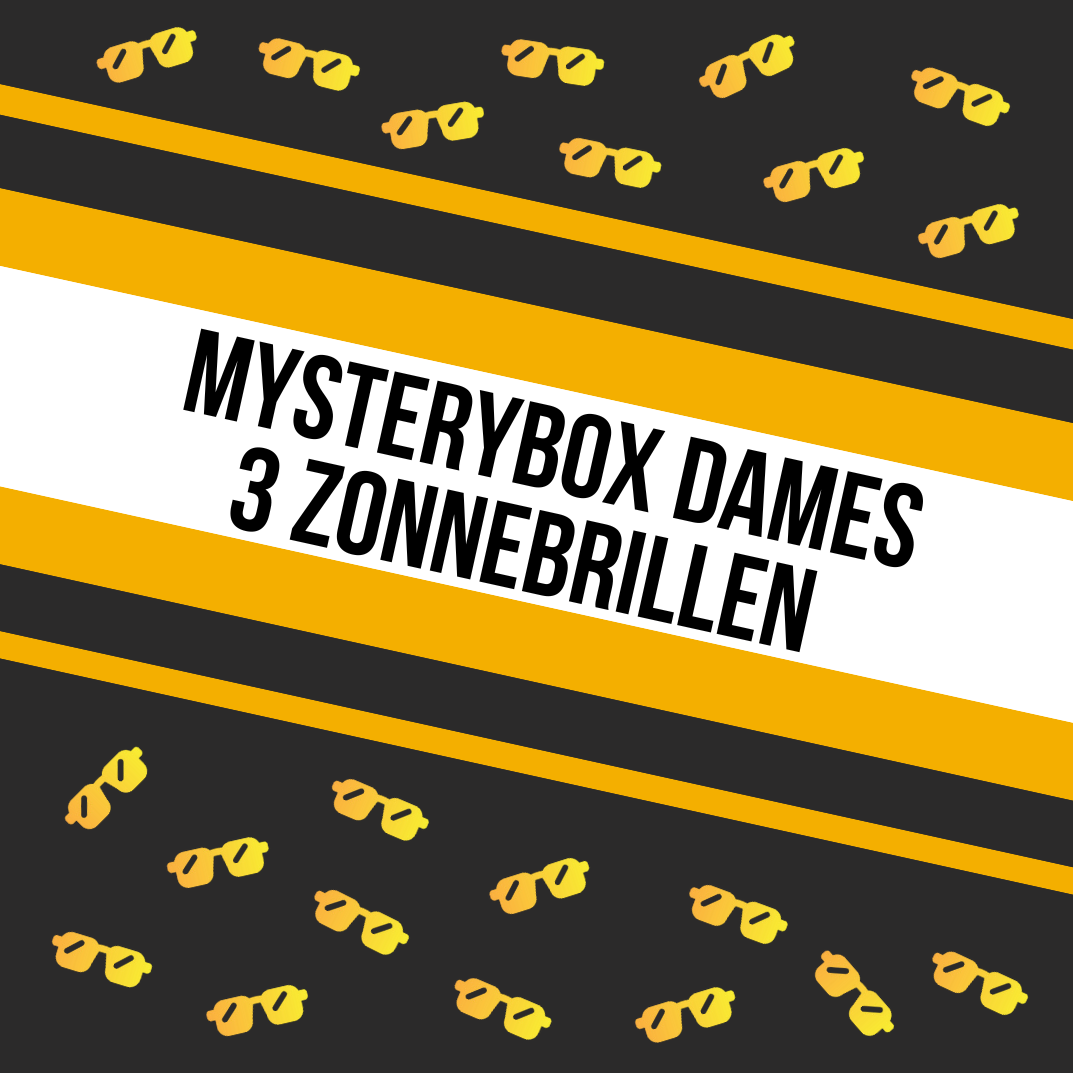 Mysterybox dames met 3 zonnebrillen, stijlvolle en kwalitatieve zonnebrillen voor een lage prijs