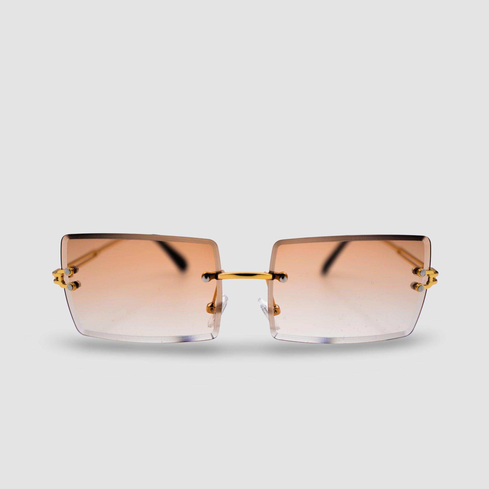 Rectangle Gold Brown - montuurtjevoorjou