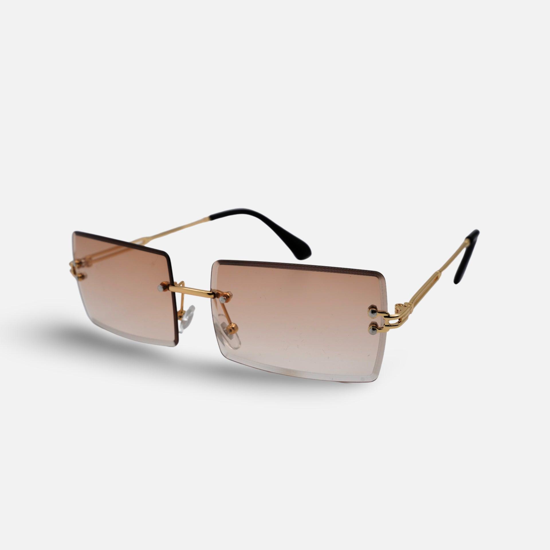 Rectangle Gold Brown - montuurtjevoorjou